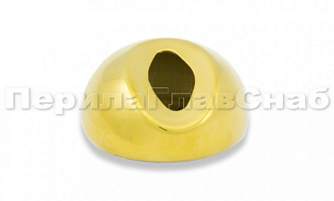 Наконечник штамп, под 30°, Ø38.1 мм, для поручня Ø38.1, золото (AISI 304) k016-88 купить в Волгограде Наконечник штамп, под 30°, Ø38.1 мм, для поручня Ø38.1, золото (AISI 304) k016-88 купить в Волгограде