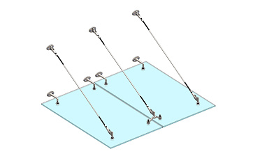 Комплект фурнитуры для козырька 1500х1800 (на вантах/тягах) k671-15-18 купить в Волгограде Комплект фурнитуры для козырька 1500х1800 (на вантах/тягах) k671-15-18 купить в Волгограде