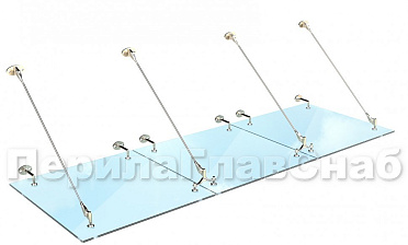 Комплект фурнитуры для козырька 1800х2800 (на вантах/тягах) k671-18-28 купить в Волгограде Комплект фурнитуры для козырька 1800х2800 (на вантах/тягах) k671-18-28 купить в Волгограде