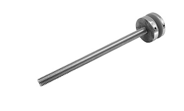 Точечный держатель для стекла, полированный, точеный, d=44 мм, шпилька M12 (AISI 304) k177 купить в Волгограде