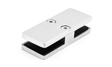 Соединитель стекол, прямой, 101х40, нержавеющая сталь AISI 304, полированная k118 купить в Волгограде