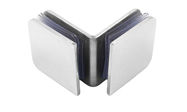 Коннектор для душевой кабины стекло-стекло 90° 45х45 мм латунь-хром, полированный t725 PC купить в Волгограде Коннектор для душевой кабины стекло-стекло 90° 45х45 мм латунь-хром, полированный t725 PC купить в Волгограде