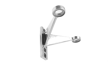 Крепление рутеля к стене, двойное, фланец с тремя отверстиями, AISI 304 k612-2 купить в Волгограде Крепление рутеля к стене, двойное, фланец с тремя отверстиями, AISI 304 k612-2 купить в Волгограде