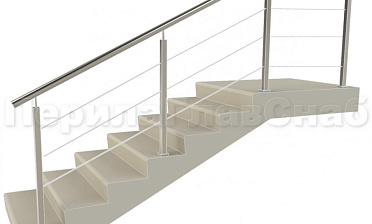 Заполнение из 3ми тросиков (тросик в оболочке) + наконечник для крыльца купить в Волгограде