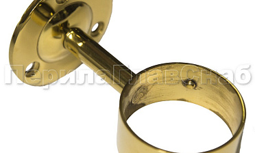 Держатель поручня Ø50.8 мм, выносной, с обхватом, золото k066-88 купить в Волгограде
