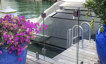 Стекло на креплениях: одностворчатые калитки стекло-стекло купить в Волгограде