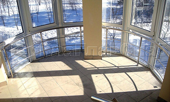 Ригельное ограждение для панорамных окон в Волгограде. Готовые проекты ПерилаГлавСнаб