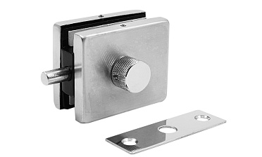 Защелка с ответной частью на стену и пол, шлифованная, вырез 17 t138 SSS купить в Волгограде Защелка с ответной частью на стену и пол, шлифованная, вырез 17 t138 SSS купить в Волгограде