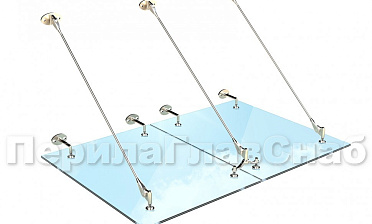 Комплект фурнитуры для козырька 1200х1800 (на вантах/тягах) k671-12-18 купить в Волгограде Комплект фурнитуры для козырька 1200х1800 (на вантах/тягах) k671-12-18 купить в Волгограде