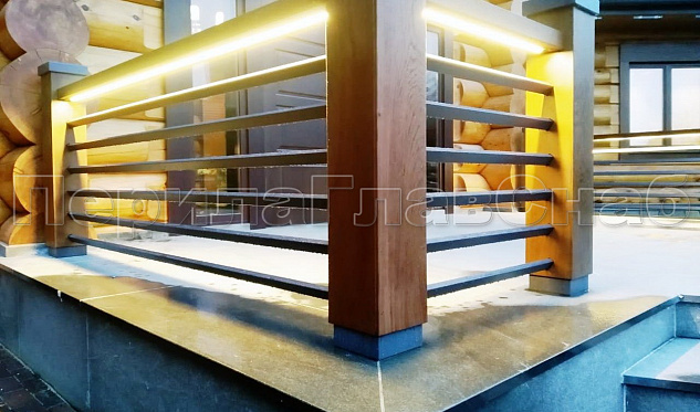 Балконы в частный дом  «Madison Park» в Волгограде. Готовые проекты ПерилаГлавСнаб