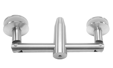 Крепление двойное с рутелями к стене, AISI 304 k629 купить в Волгограде Крепление двойное с рутелями к стене, AISI 304 k629 купить в Волгограде