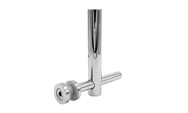 Спайдерный стеклодержатель для стекла 10 мм (5+5 мм), регулируемый, полированный (AISI 304) k213 купить в Волгограде