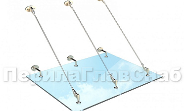 Комплект фурнитуры для козырька 1200х1500 (на вантах/тягах) k671-12-15 купить в Волгограде Комплект фурнитуры для козырька 1200х1500 (на вантах/тягах) k671-12-15 купить в Волгограде