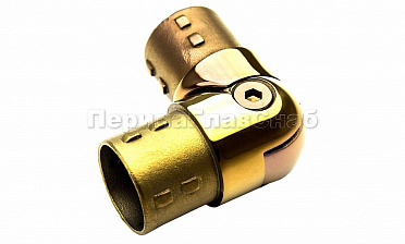 Поворот литой, внутренний, шарнирный, под Ø38.1 мм, под золото (AISI 304) Фk250-88 купить в Волгограде Поворот литой, внутренний, шарнирный, под Ø38.1 мм, под золото (AISI 304) Фk250-88 купить в Волгограде