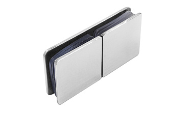 Коннектор для душевой кабины стекло-стекло 180° 45х45 мм латунь-хром, полированный 64 t724 PC купить в Волгограде