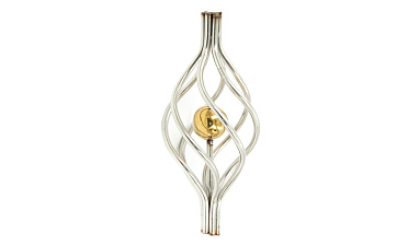 Декоративная вставка (корзинка) для стойки Ø25 мм, с золотым шаром k388-2 купить в Волгограде