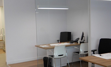 Стеклянные перегородки - вариант 8 купить в Волгограде