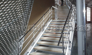 Нержавеющие перила и ограждения с подсветкой купить в Волгограде