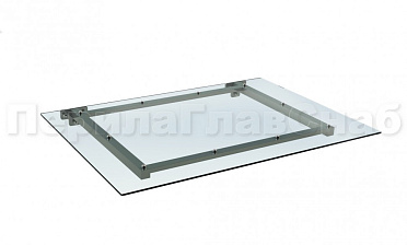 Козырек из поликарбоната на прямом каркасе купить в Волгограде