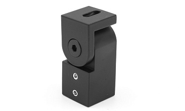 Держатель труба-стена, регулируемый, Ø19 мм, нерж., черный t908 BL купить в Волгограде Держатель труба-стена, регулируемый, Ø19 мм, нерж., черный t908 BL купить в Волгограде