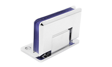 Петля для душевой кабины стена-стекло 90° с односторонним креплением, 90*55, цинк, полированная t305 PZn купить в Волгограде Петля для душевой кабины стена-стекло 90° с односторонним креплением, 90*55, цинк, полированная t305 PZn купить в Волгограде