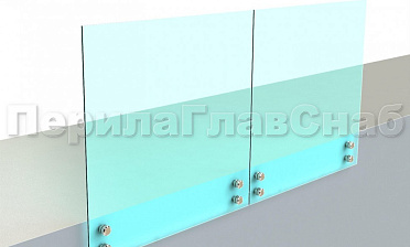 Ограждение без поручня на точечном креплении купить в Волгограде