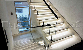 Ограждения лестничных маршей в Волгограде. Готовые проекты ПерилаГлавСнаб