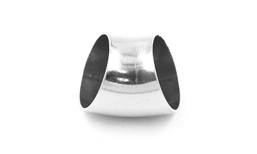 Отвод поручня под сварку Ø38.1х100/2х1.35 мм, 45°, полированный 400 Grit, (AISI 304) k095-45 купить в Волгограде Отвод поручня под сварку Ø38.1х100/2х1.35 мм, 45°, полированный 400 Grit, (AISI 304) k095-45 купить в Волгограде