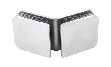 Коннектор для душевой кабины стекло-стекло 135° 45х45 мм шлифованный t726-2 SSS  купить в Волгограде