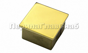 Заглушка для профильной трубы 40х40 мм, литая, полированная, под золото Фk224-88 купить в Волгограде Заглушка для профильной трубы 40х40 мм, литая, полированная, под золото Фk224-88 купить в Волгограде