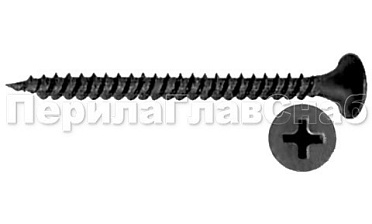 Саморез 3,5х35 д/гипсокартона черн. М-3619 купить в Волгограде