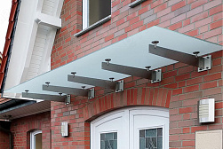 Консольные козырьки и навесы в Волгограде. Готовые проекты ПерилаГлавСнаб - фото 10