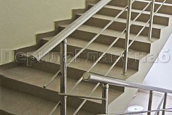 Ограждения из нержавеющей стали с тремя ригелями в Волгограде. Готовые проекты ПерилаГлавСнаб - фото 16