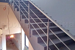 Ограждения из нержавеющей стали с тремя ригелями в Волгограде. Готовые проекты ПерилаГлавСнаб - фото 8