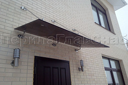 Стеклянные козырьки на вантах в Волгограде. Готовые проекты ПерилаГлавСнаб - фото 27