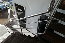 Ограждения из нержавеющей стали с тремя ригелями в Волгограде. Готовые проекты ПерилаГлавСнаб - фото 10