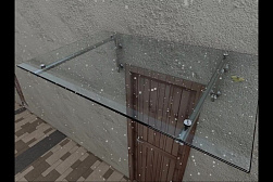 Консольные козырьки и навесы в Волгограде. Готовые проекты ПерилаГлавСнаб - фото 12