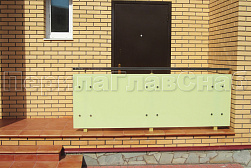 Стеклянные ограждения для улицы в Волгограде. Готовые проекты ПерилаГлавСнаб - фото 4