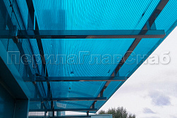 Консольные козырьки и навесы в Волгограде. Готовые проекты ПерилаГлавСнаб - фото 5