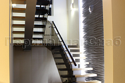 Цельностеклянные ограждения на несущем стекле в Волгограде. Готовые проекты ПерилаГлавСнаб - фото 20