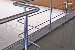 Перила и ограждения из нержавеющей стали с двумя ригелями в Волгограде. Готовые проекты ПерилаГлавСнаб - фото 13