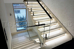 Ограждения лестничных маршей в Волгограде. Готовые проекты ПерилаГлавСнаб - фото 1 Ограждения лестничных маршей в Волгограде. Готовые проекты ПерилаГлавСнаб - фото 1