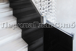 Стеклянные перила для колодезных лестниц в Волгограде. Готовые проекты ПерилаГлавСнаб - фото 14