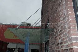 Стеклянные козырьки на вантах в Волгограде. Готовые проекты ПерилаГлавСнаб - фото 21