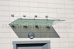 Стеклянные козырьки на вантах в Волгограде. Готовые проекты ПерилаГлавСнаб - фото 29