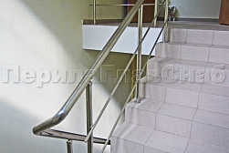 Перила и ограждения из нержавеющей стали с двумя ригелями в Волгограде. Готовые проекты ПерилаГлавСнаб - фото 15
