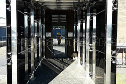 Стеклянные козырьки на спайдерах в Волгограде. Готовые проекты ПерилаГлавСнаб - фото 2