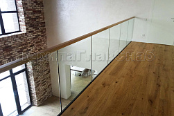 Цельностеклянные ограждения на несущем стекле в Волгограде. Готовые проекты ПерилаГлавСнаб - фото 26