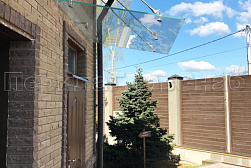 Стеклянные козырьки на вантах в Волгограде. Готовые проекты ПерилаГлавСнаб - фото 17