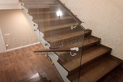 Цельностеклянные ограждения на несущем стекле в Волгограде. Готовые проекты ПерилаГлавСнаб - фото 10